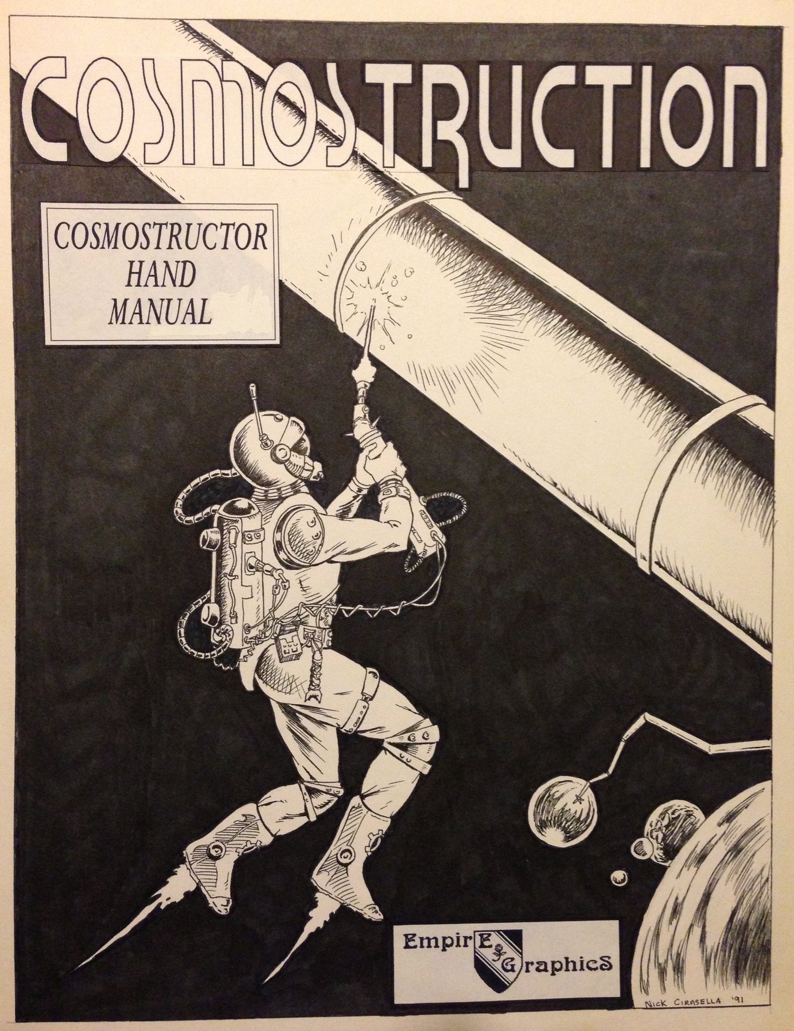 Cosmostruction - instruction book cover