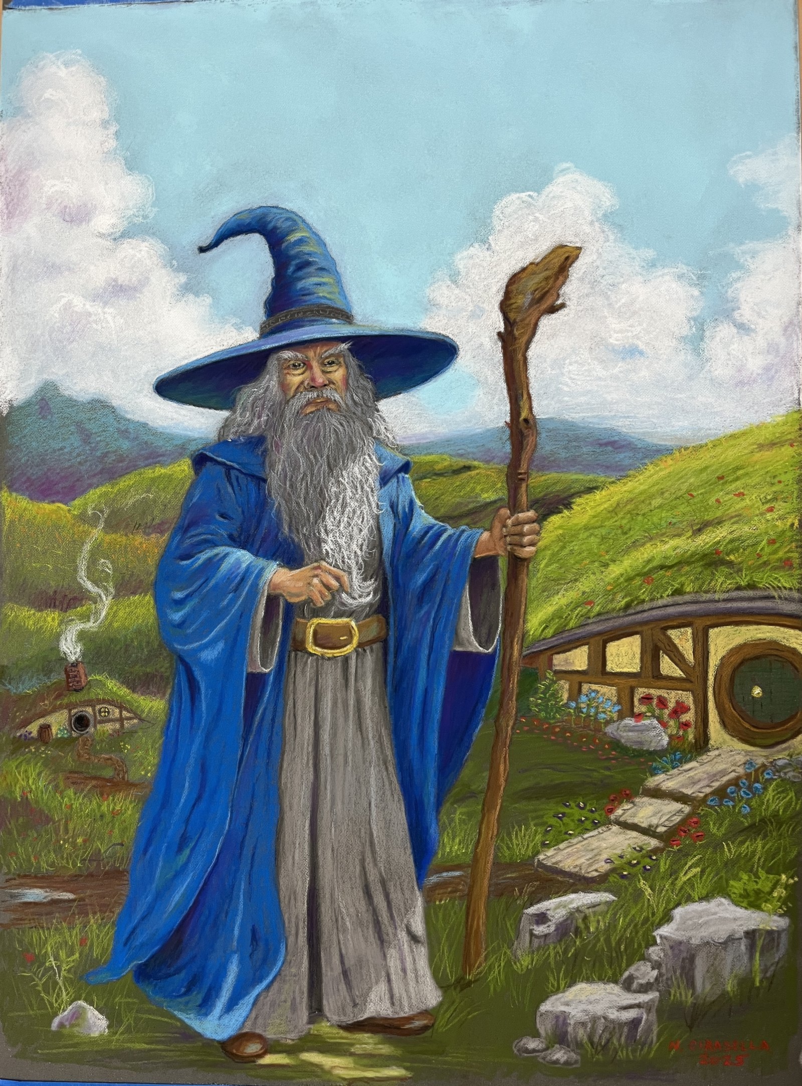 Gandalf in Hobbiton